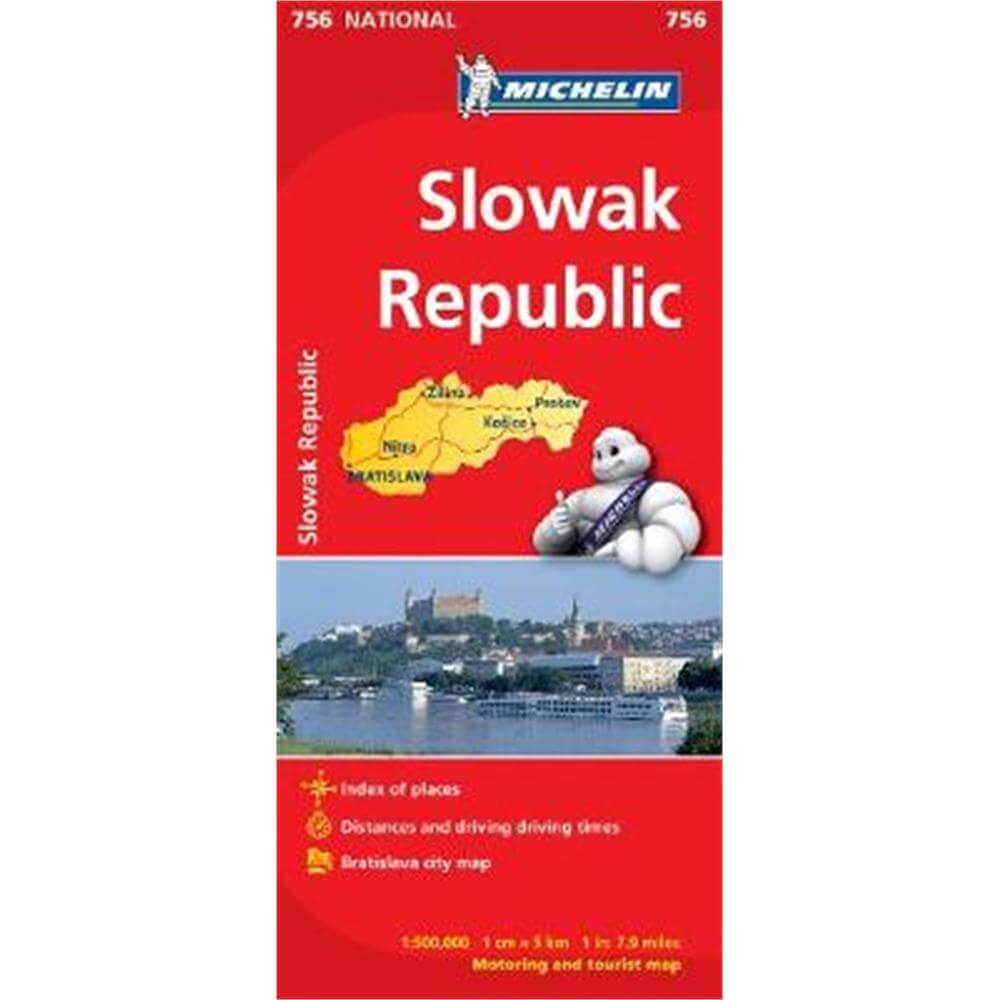 Slovak Republic - Michelin National Map 756